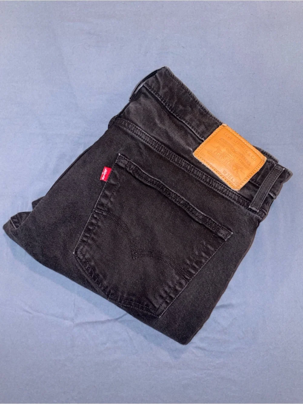 Black Men’s Levi’s with Leather Patch
